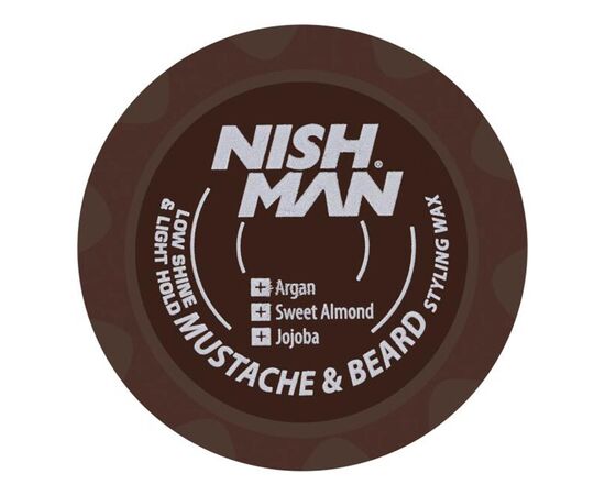 Бальзам для укладання бороди й вусів Nishman Beard & Mustache Styling Balm, 100 мл, фото 