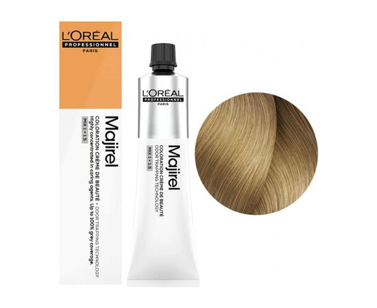Крем-фарба для волосся L'Oreal Professionnel Majirel 9.3, Дуже світлий блондин золотистий, 60 мл, Об'єм: 60 мл., Номер краски: 9.3, фото 