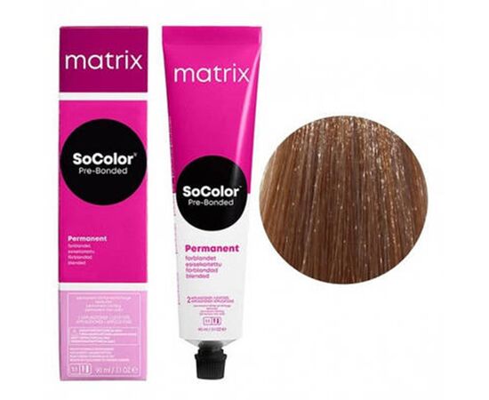 Стійка фарба для волосся Matrix SoColor Pre-Bonded 8M, Світлий Блондин Мокка, 90 мл, Номер краски: 8M, фото 