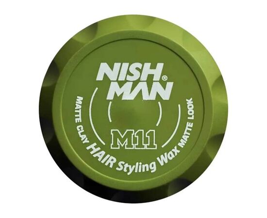 Матова глина для укладки волосся Nishman Matte Clay M11, 150 мл, фото 