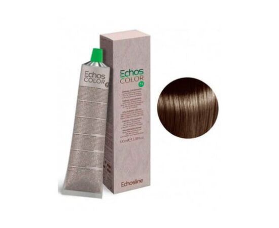 Крем-фарба для волосся Echosline Echos Color Colouring Cream, 7.0 Середній блонд, 100 мл, Номер краски: 7.0, фото 