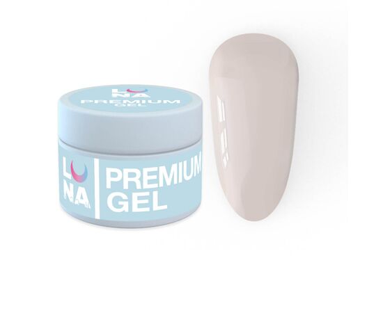 Гель для нарощування Luna Premium Gel №19 (30ml), Об'єм: 30 мл, Колекція гелів: Premium Gel, Номер: 19, фото 