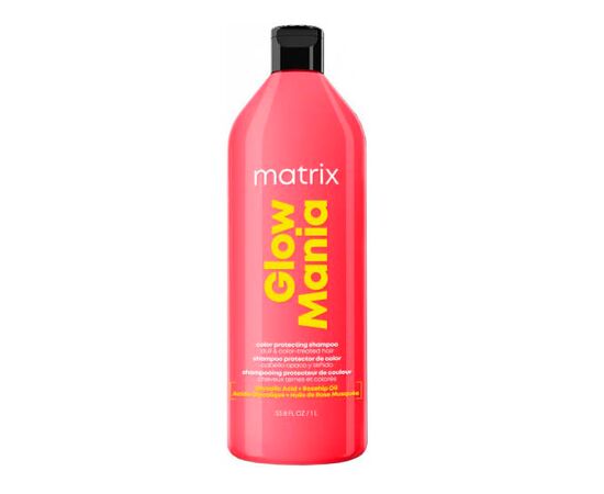Шампунь для захисту кольору фарбованого волосся Matrix Glow Mania Color Protecting Shampoo, 1000 мл, фото 