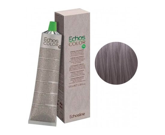 Крем-фарба для волосся Echosline Echos Color Colouring Cream,6.12 Темний блондин холодний ірис, 100 мл, Номер краски: 6.12, фото 