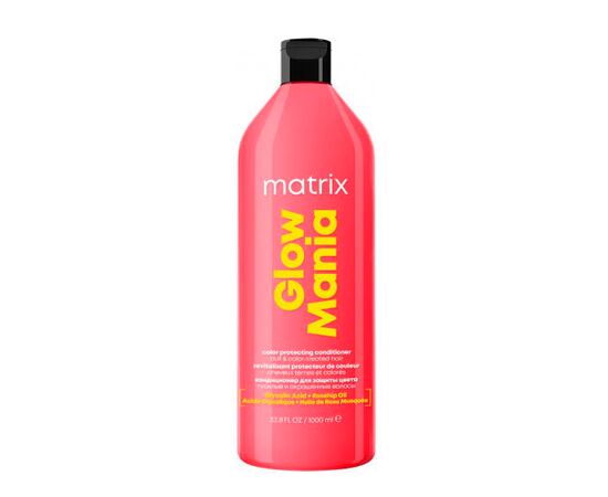 Кондиціонер для захисту кольору фарбованого волосся Matrix Glow Mania Color Protecting Conditioner,1000 мл, фото 