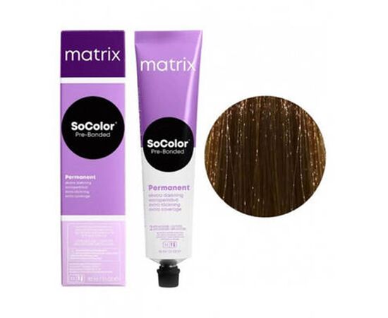 Стійка крем-фарба для волосся Matrix Socolor Beauty (Pre-Bonded Permanent) Extra Coverage 506N, Натуральний Темний Блондин 90 мл, Номер краски: 506N, фото 