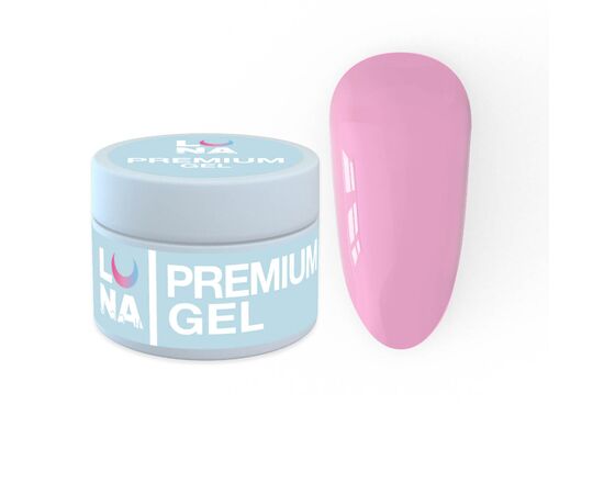 Гель для нарощування Luna Premium Gel №21  (15ml), Об'єм: 15 мл, Колекція гелів: Premium Gel, Номер: 21, фото 
