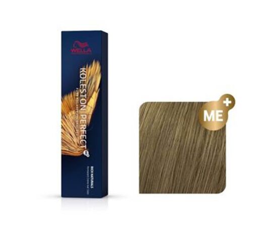 Фарба для волосся Wella Professionals Koleston Perfect ME+ Pure Naturals 8/2, Світлий блонд матовий , 60 мл., Номер краски: 8/2, фото 